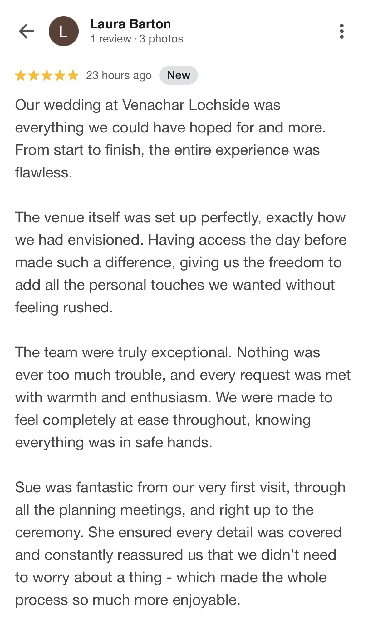 Google review