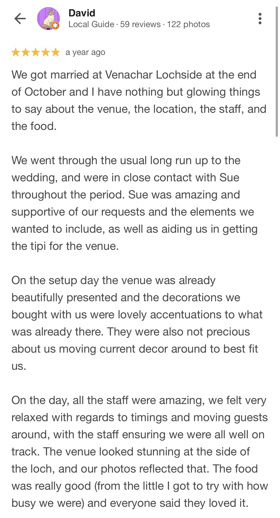 Google review